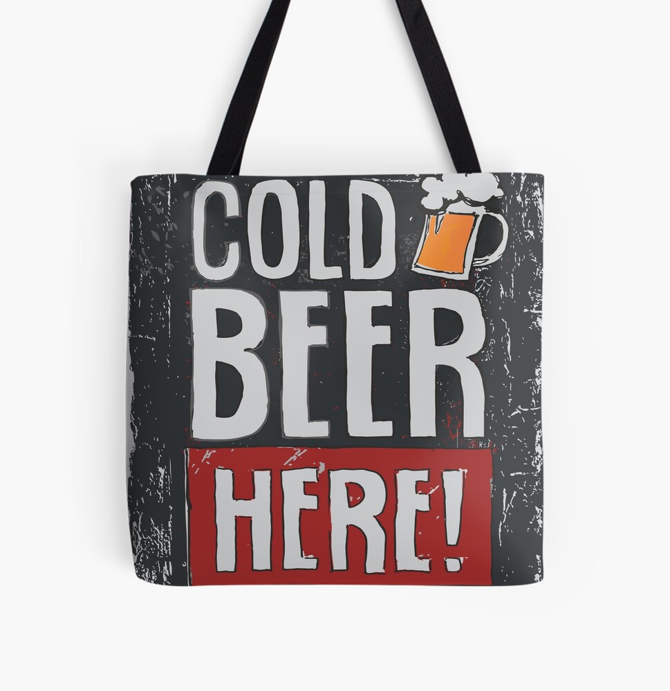 Sicko Manifesto - tote bag - cold beer here
